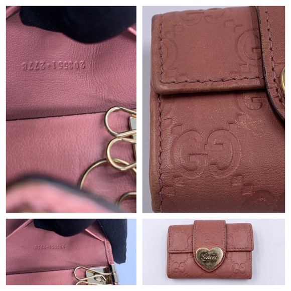 Authentic Gucci GG Pink 6-ring Key holder - Picture 7 of 8